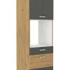 Store Basika Artisan gris brillant/chene