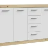 Sale Basika Baccio chene artisan / blanc mat