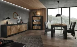 Store Basika Costa noir/poirier