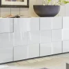 Flash Sale Basika Damier blanc brillant