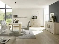 Store Basika Damier bois