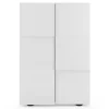 Shop Basika Damier meuble d'entrée laqué blanc