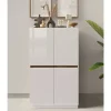 Hot Basika Fantasy blanc laqué/chene foncé
