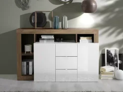 Flash Sale Basika Fribourg laqué blanc/chene mercure