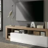 Shop Basika Fribourg laqué blanc/chene mercure