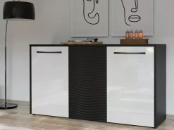 Hot Basika Karlshamm noir/blanc brillant