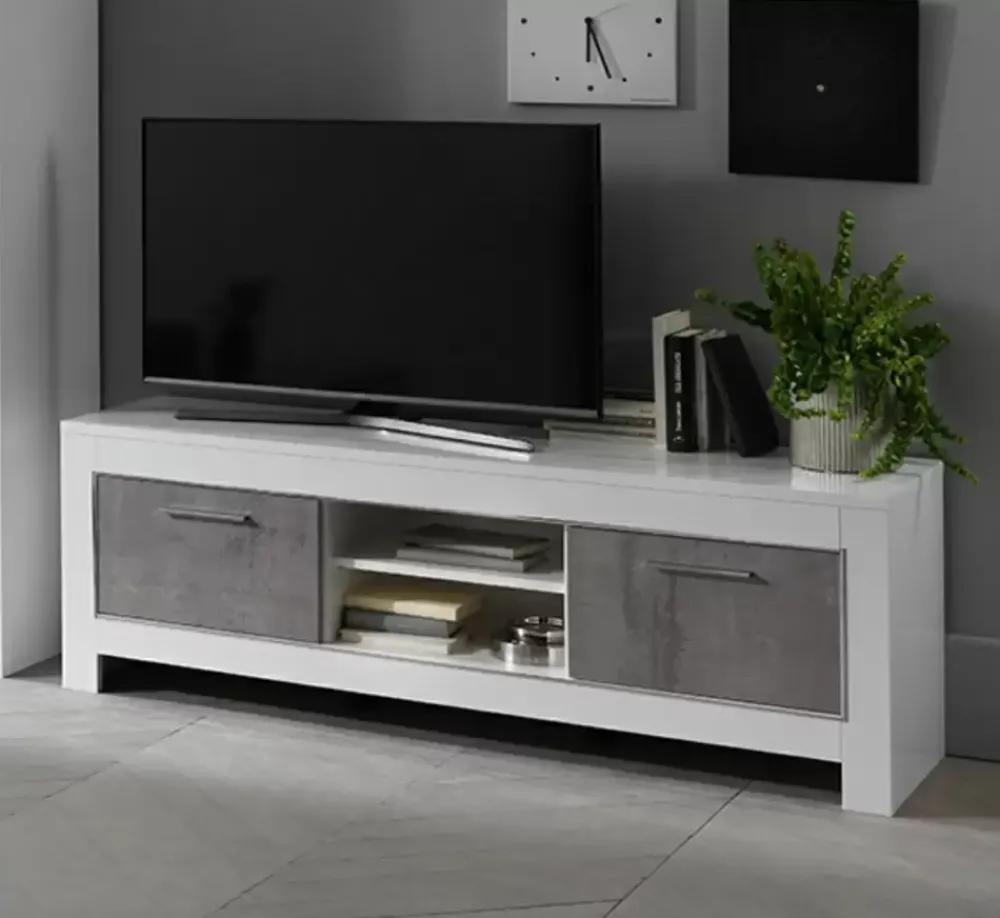 Flash Sale Basika Modena laquée blanc/béton
