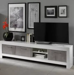 Flash Sale Basika Modena laquée blanc/béton