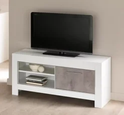 Flash Sale Basika Modena laquée blanc/béton