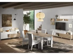 Clearance Basika Monaco blanc brillant/chene