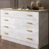 Sale Basika Noemie beige brillant et doré