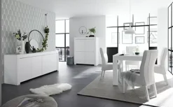 Sale Basika Rapallo blanc laqué mat
