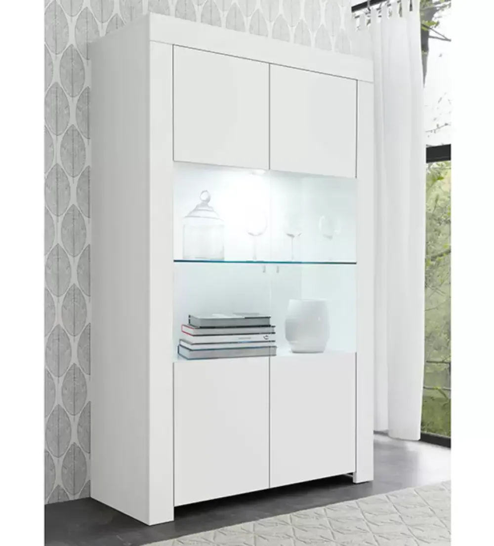 Fashion Basika Rapallo blanc laqué mat