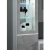 Discount Basika Roma laqué blanc/marbré gris
