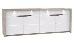 Best Basika Saint tropez chene cendré/blanc brillant
