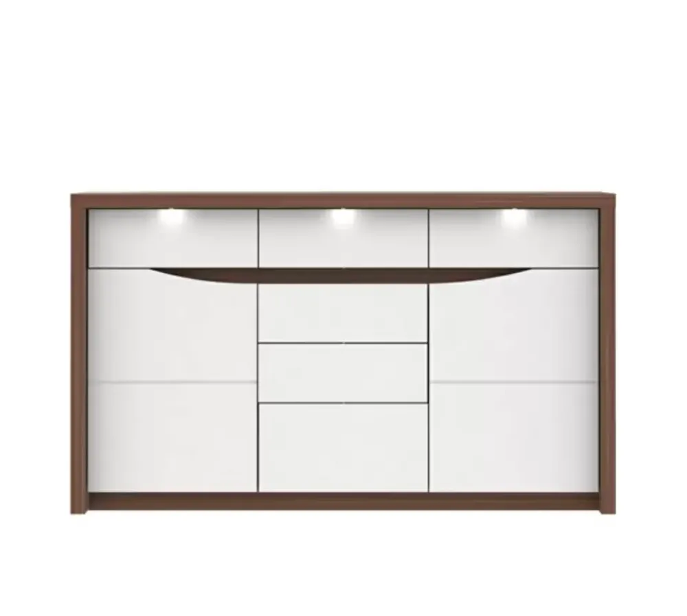 Discount Basika Saint tropez noyer/blanc brillant