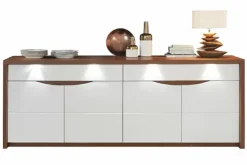 Sale Basika Saint tropez noyer/blanc brillant
