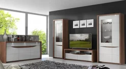 Outlet Basika Saint tropez noyer/blanc brillant