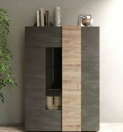 Online Basika Venus gris graphite/chene kadiz